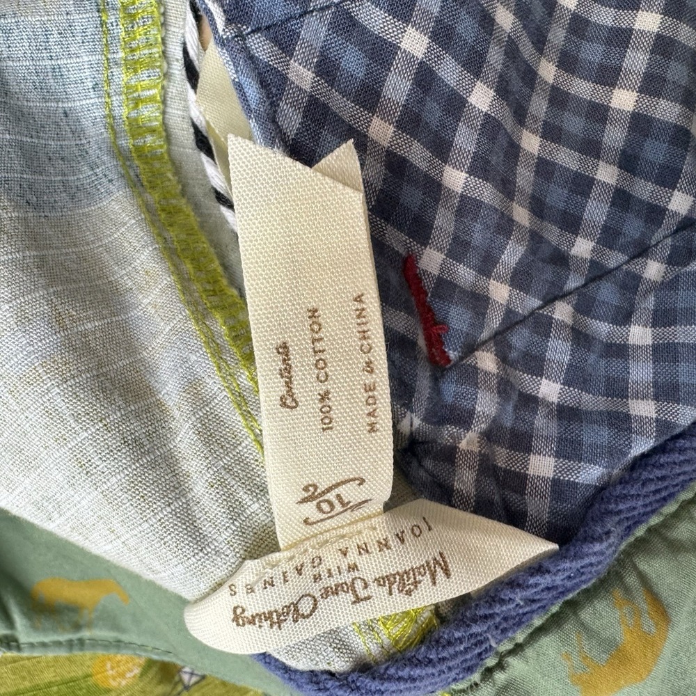 Matilda Jane Boys Shorts Size 10 Farm Print Joanna Gaines Cotton NWT Barn Animal - Picture 5 of 10